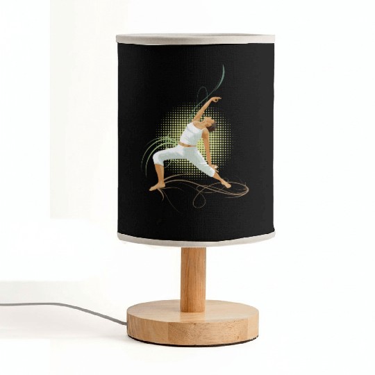 Yoga Woman Fabric Lamps