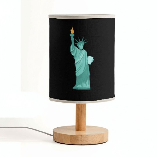 statue of liberty Fabric Lamps