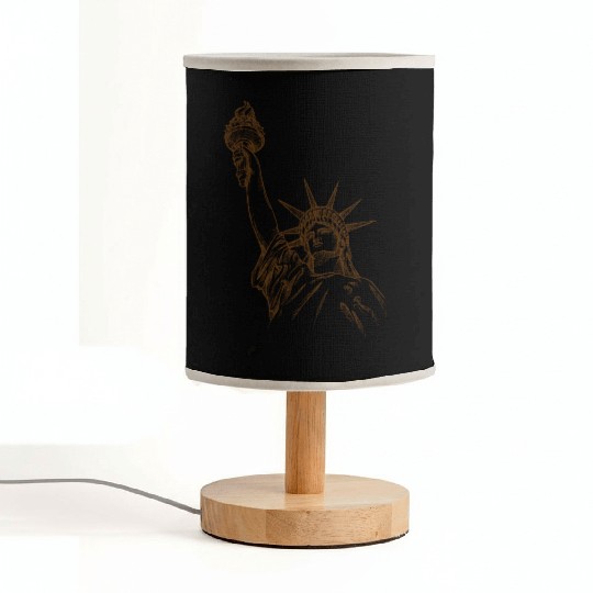 statue of liberty Fabric Lamps