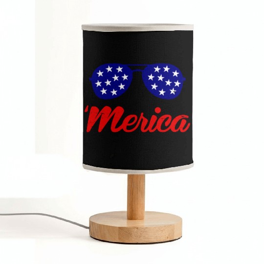 'Merica Fabric Lamps