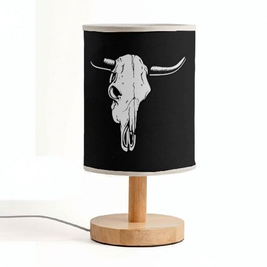 buffalo skull Fabric Lamps