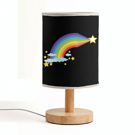 Rainbow Fabric Lamps