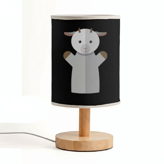 goat puppet Fabric Lamps