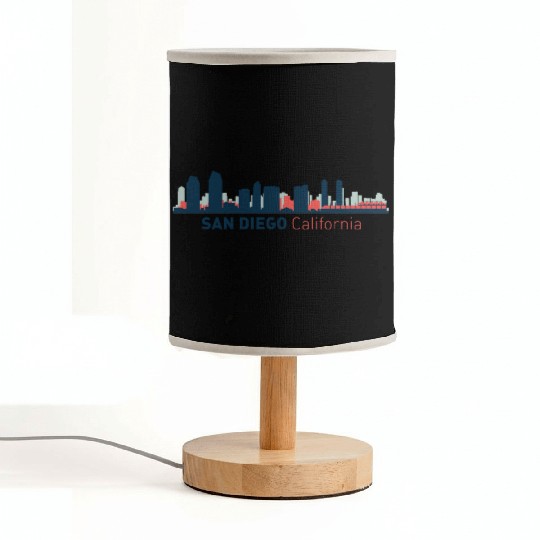 San Diego, California Fabric Lamps
