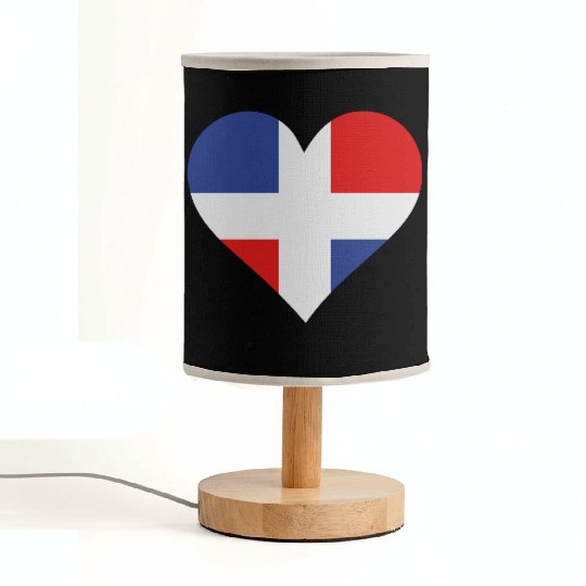 A Heart For The Dominican Republic Fabric Lamps