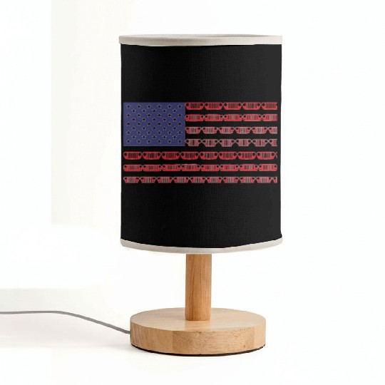 Flag of the United States jeep Fabric Lamps