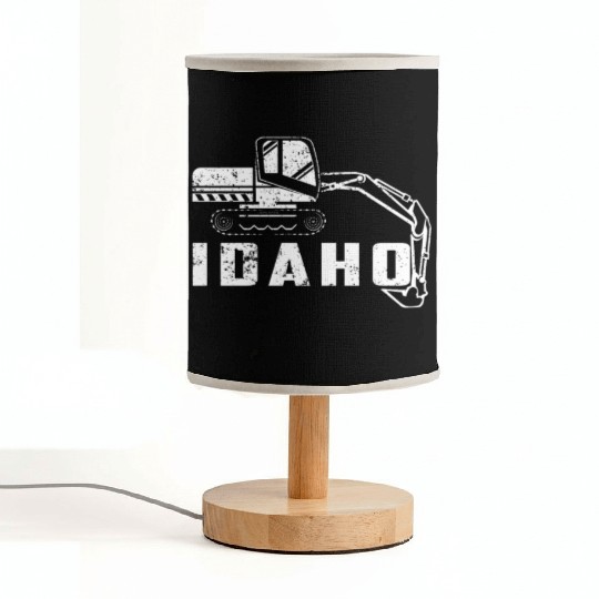Huge Backhoe Toy Idaho Backhoe Fabric Lamps