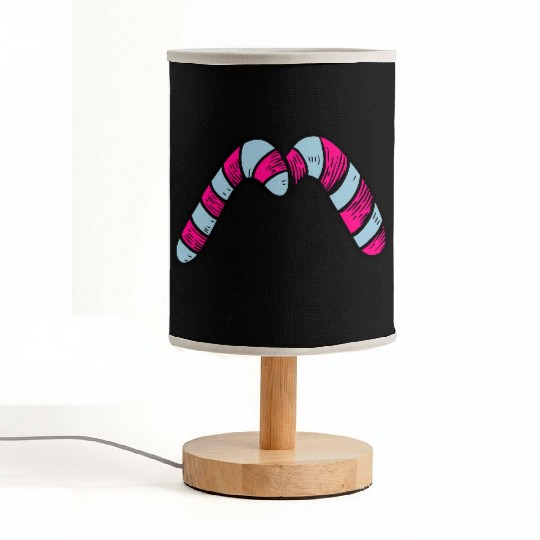 Candy canes "M" Fabric Lamps