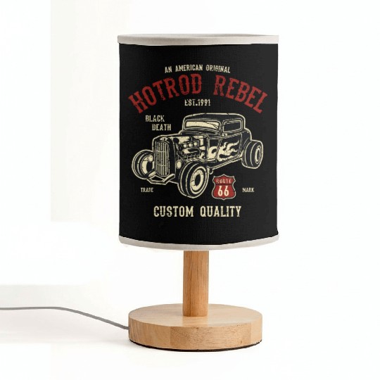 Hot Rod Rebel Fabric Lamps
