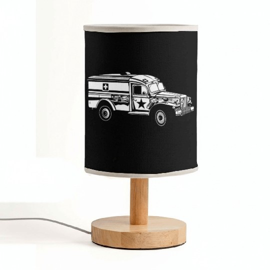 US army ambulance Fabric Lamps