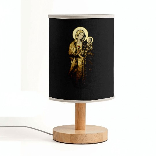 Our Virgin Mother (and Son) Fabric Lamps