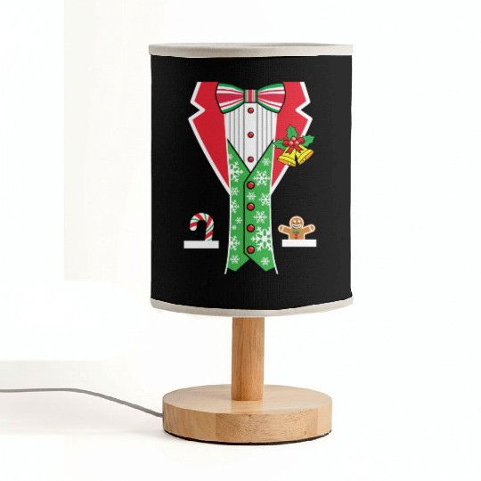 Christmas Tuxedo Fabric Lamps