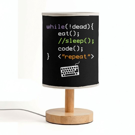 Computer Science Programmer Fabric Lamps