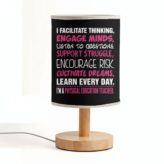 Im A Physical Education Teacher Fabric Lamps