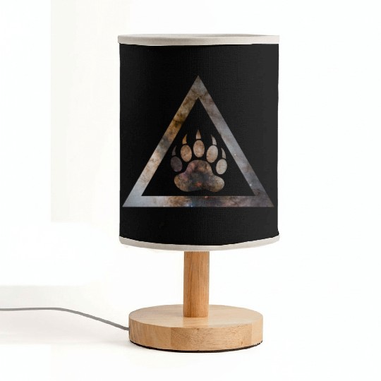 Galaxy Bear Triangle Fabric Lamps