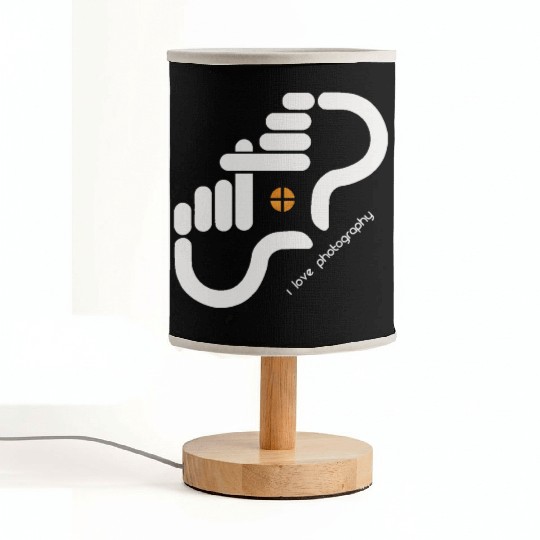 I LOVE PHOTOGRAPHY Fabric Lamps