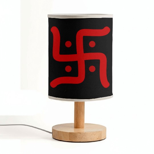 Hindu Swastika Fabric Lamps