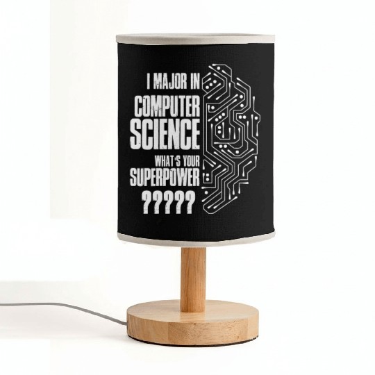 I Major In Computer Science Fabric Lamps