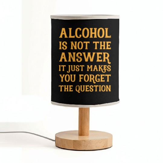 Funny Drinking Drunk Beer Vodka Whiskey Alcohol Fabric Lamps