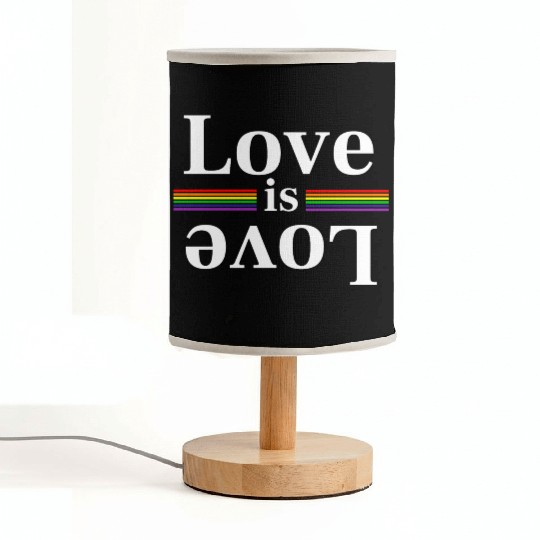 Love is Love LGBT Gay Pride Fabric Lamps