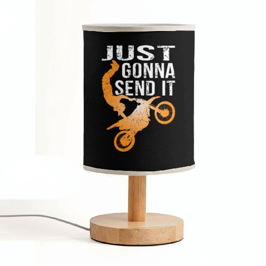 Just Gonna Send It Bike Fabric Lamps