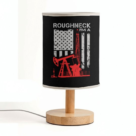 Driller - roughneck - oilfield - oilfield flag u Fabric Lamps