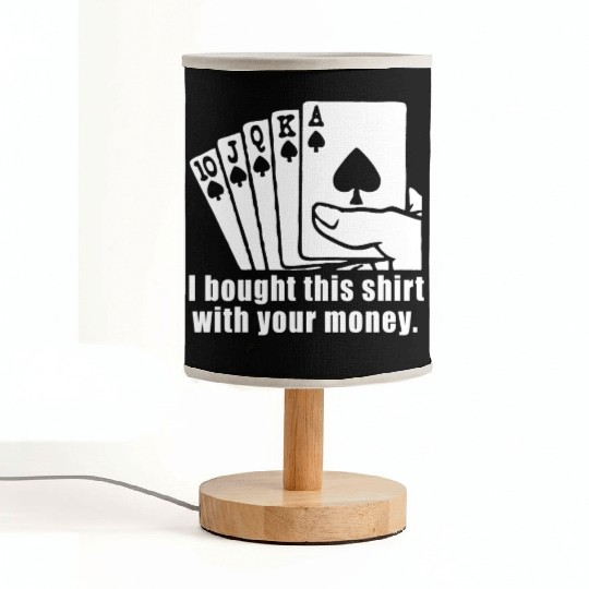 Funny Poker Casino Las Vegas Poker Night Bought Th Fabric Lamps