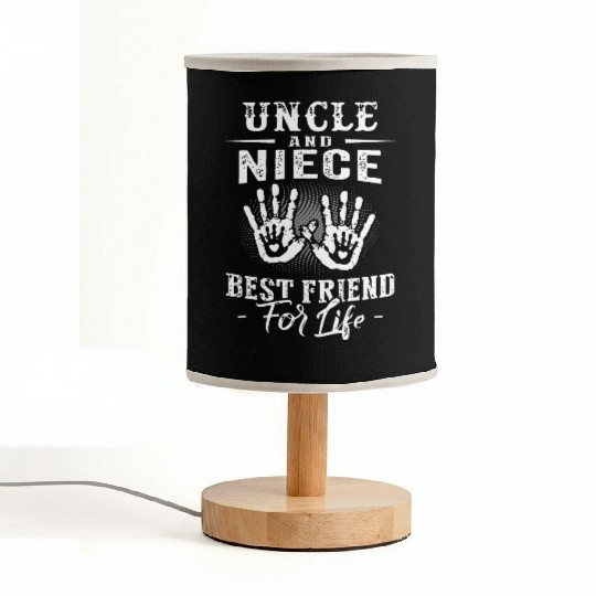 uncle and niece best friend Fabric Lamps