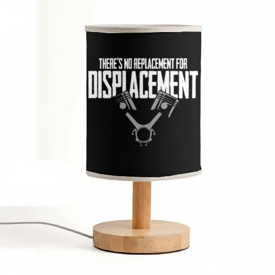 No Replacement For Displacement V8 Muscle Car Gift Fabric Lamps