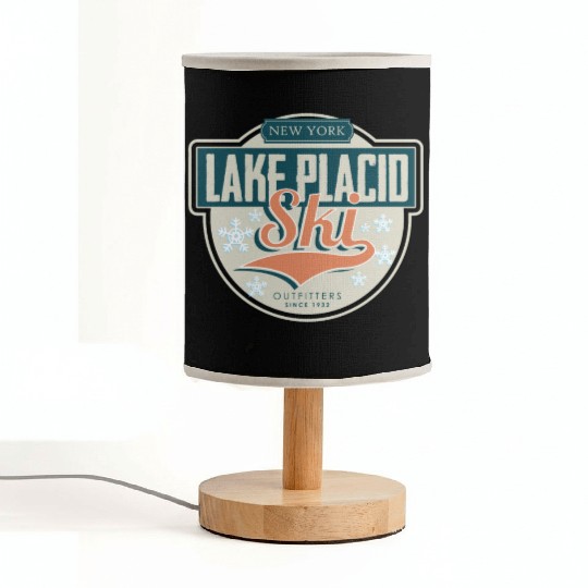 Skiing Ski Ski holidays Skier Lake Placid Outfitte Fabric Lamps