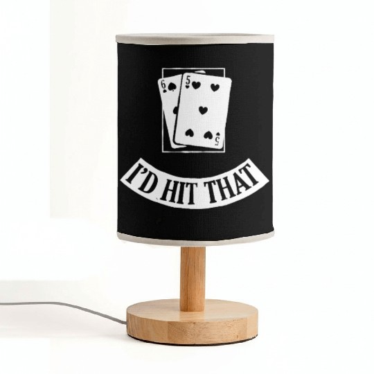 Funny Cards Black Jack Blackjack Gamble Casino Las Fabric Lamps