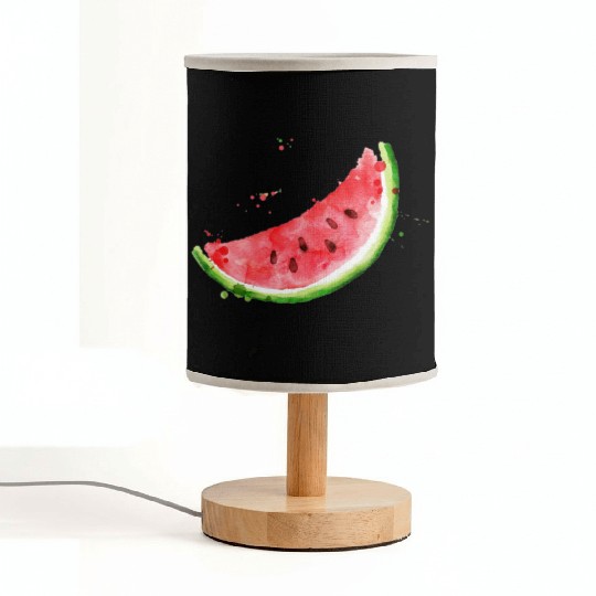 Image: Watercolor, Watermelon Fabric Lamps