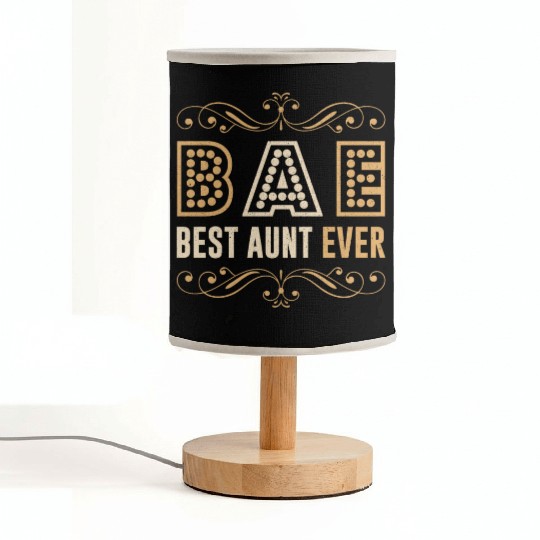 BAE - Best Aunt Ever Sister Niece Nephew Gift Fabric Lamps