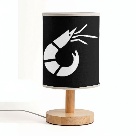 Shrimp Fabric Lamps