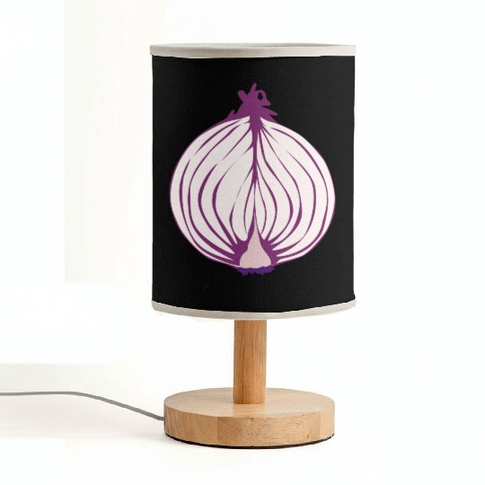 Red Onion Fabric Lamps