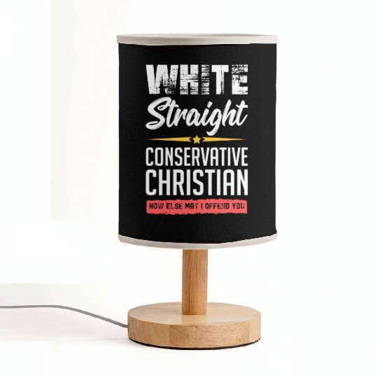 Funny political conservative Christian gift idea Fabric Lamps