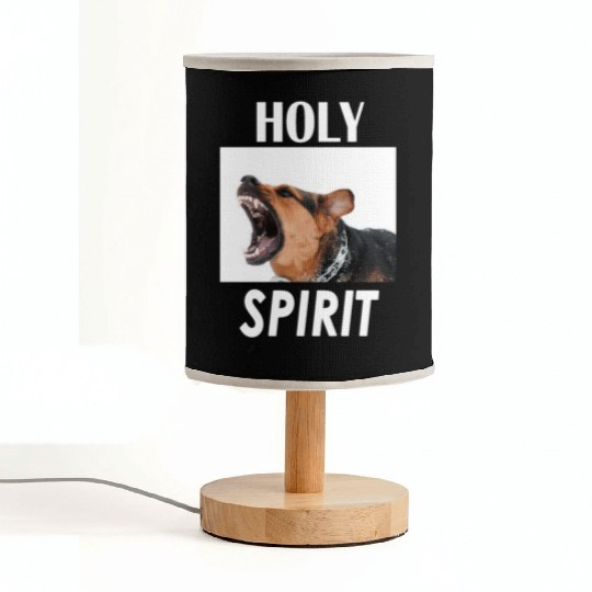 Holy Spirit dog barking Fabric Lamps