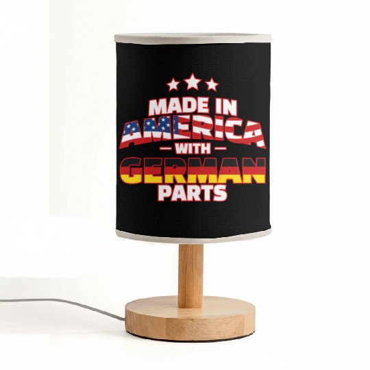 Made in America with German Parts Funny Germerican Fabric Lamps