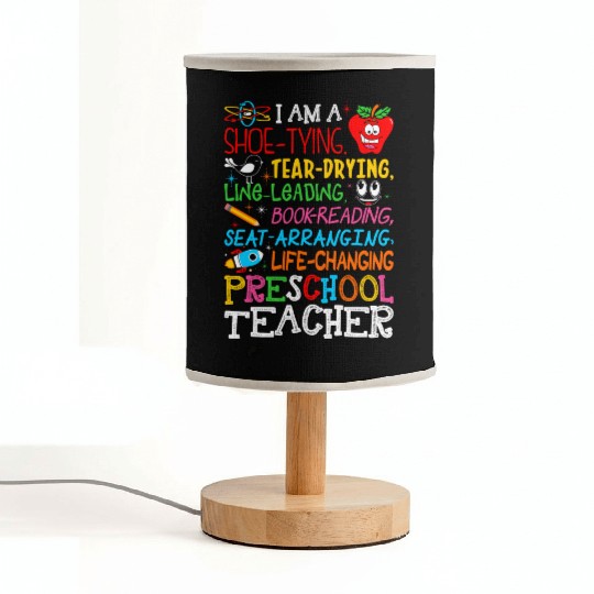 Im Preschool Teacher Fabric Lamps