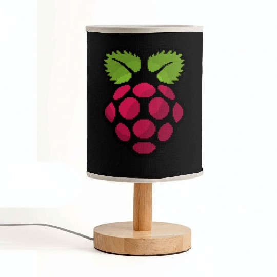 Raspberry Pi Pixel Logo Fabric Lamps