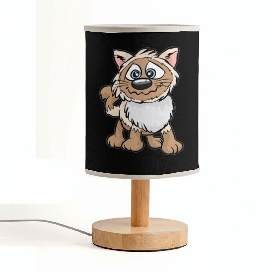 WEIRD CAT Crazy Mad funny Cartoon Comic Gift Fabric Lamps