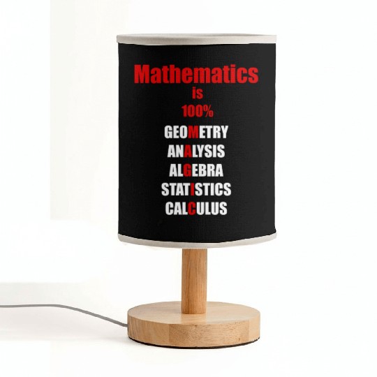 Math is magic quote Fabric Lamps