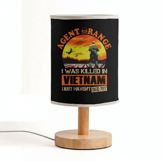 Agent Orange I Was Killed In Vietnam Fabric Lamps
