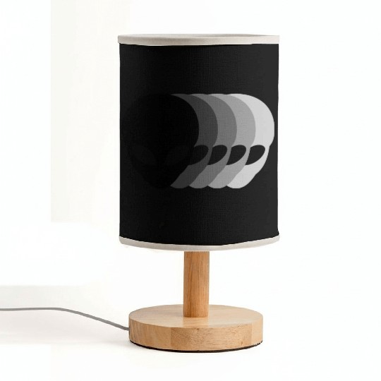 Small Grey Aliens Fabric Lamps