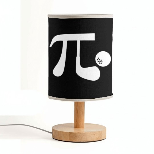 Pi Day Golf Players Math Teacher Student Golfer Fabric Lamps