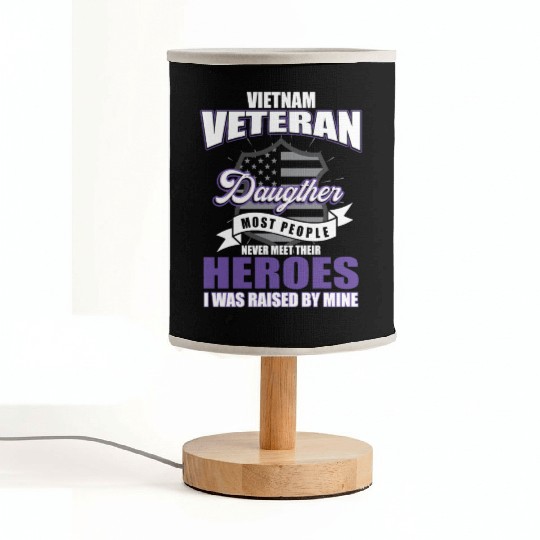 Vietnam Veteran, gift, birthday, heroes Fabric Lamps