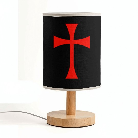 Knights Templar Cross Fabric Lamps