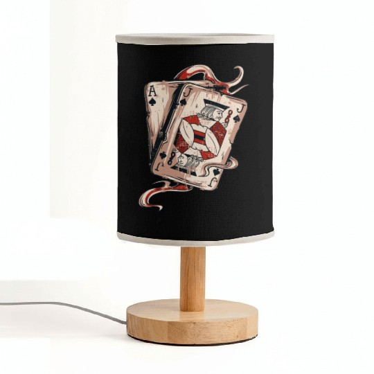 Blackjack Gift Playing Cards Casino Gambling Gift Fabric Lamps