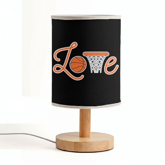 Love Basketball Fabric Lamps
