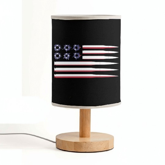 Ammo product - American Flag - Gun Owner Gifts Fabric Lamps